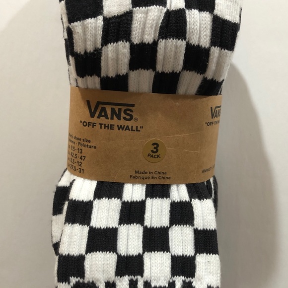 Vans Crew Blue, Multicolor, White, 3 Pair - Picture 2 of 9